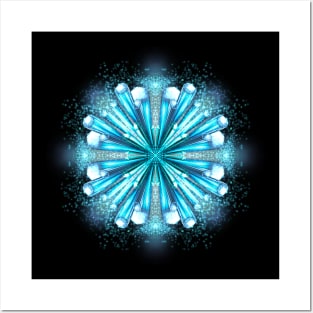 Ice Mandala Posters and Art